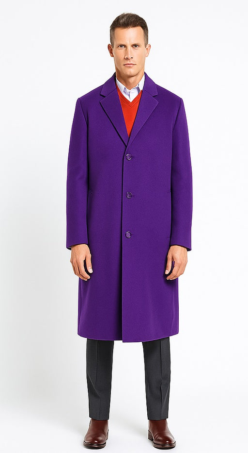 Heath Ledger Joker Costume Overcoat For Men