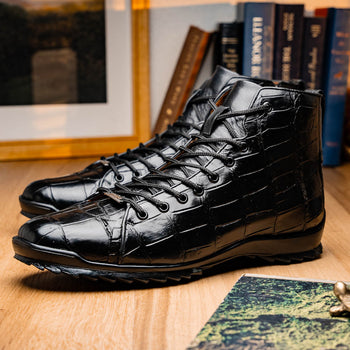 Marco Di Milano Hermond Black Leather Luxury Loafer