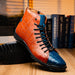 Marco Di Milano Hermond: Blue Jeans & Honey Leather Shoe
