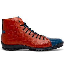 Marco Di Milano Hermond Blue Jeans/Honey Alligator Boots