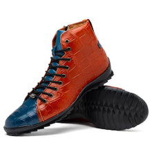 Marco Di Milano Hermond: Blue Jeans & Honey Leather Shoe