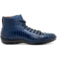 Marco Di Milano Hermond Navy Alligator Boots