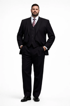 High Quality 2 Button Solid Colors Vested Men's Suits Comes in 5 Colors 3 ~ Three Piece Suit - Image 8