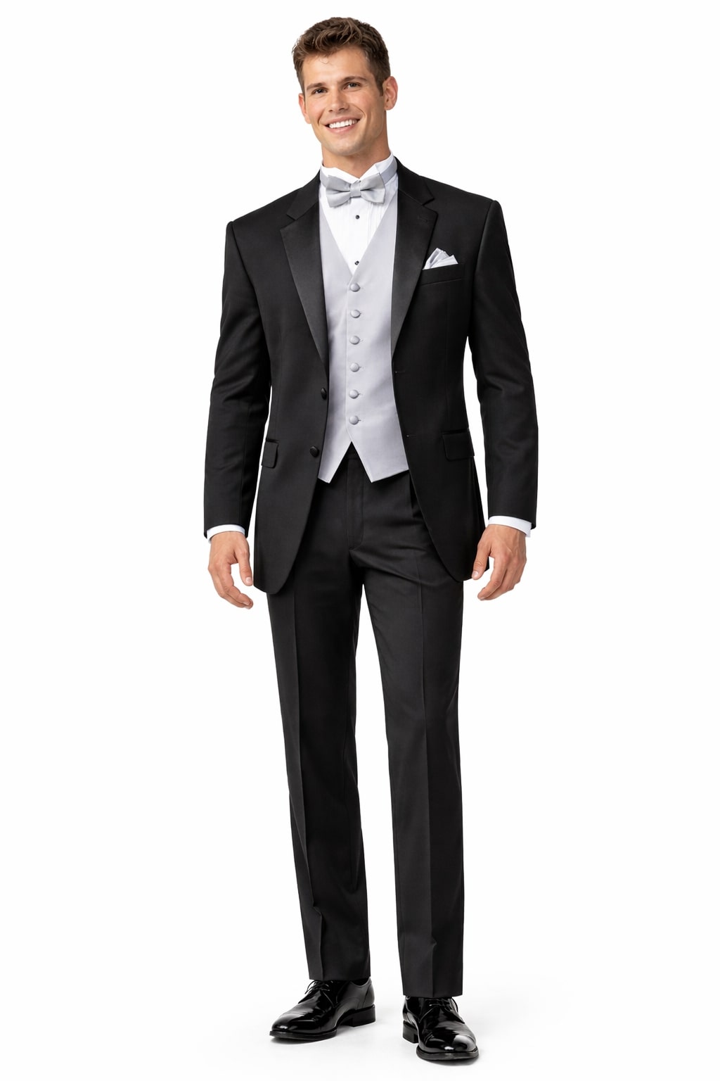 High Quality 2-Button Side Vented Super 120'S Tuxedo Suits + Shirt + Any