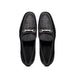 Marco Di Milano Black Hugo Sueded Ostrich Leg Bit Loafers