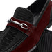 Marco Di Milano Hugo Black & Wine Leather Dress Shoe