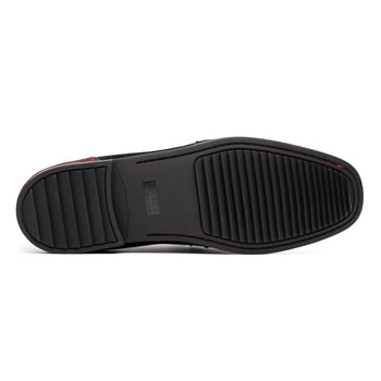 Marco Di Milano Hugo - Black & Red Leather Dress Shoe