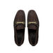 Marco Di Milano Brown Hugo Sueded Ostrich Leg Bit Loafers