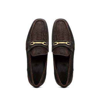 Marco Di Milano Hugo Brown Leather Loafers