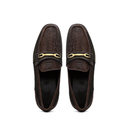 Marco Di Milano Hugo Brown Leather Loafers