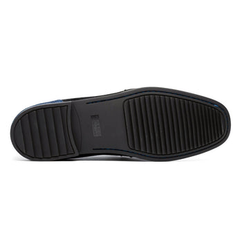 Marco_Di_Milano Hugo: Navy & Brown Leather Dress Shoe