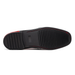 Marco Di Milano Red-Black Hugo Sueded Ostrich Leg Bit Loafers
