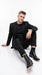 Los Altos Men’s Black Genuine Ostrich Paw Ankle Dress Boots, Higher Heel Exotic Leather Style
