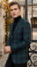 Men’s Green Tartan Plaid Dinner Jacket with Notch Lapel, Formal Sportcoat Blazer