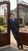 Men’s Charcoal Gray Pinstripe 3 Piece Vested Suit with 2 or 3 Button Jacket, Formal Dress Suit