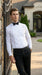 Men’s Max White Slim Fit Wing Tip Collar Pleated Tuxedo Shirt, Formal Dress Shirt