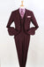 Apollo King Burgundy Classic Fit Vested Suit