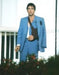 Tony Montana Suit Scarface Blue Suit - Vested Steel Blue Suit