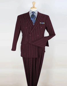 1920s Mens Suit Burgundy