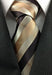 Men's Necktie Woven Natural Gradient Gold Bronze ~ Camel  Unique Pattern Tie -Men's Neck Ties - Mens Dress Tie - Trendy Mens Ties