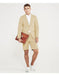 Men's summer business suits with shorts pants set (sport coat Looking) Ivory
