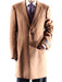 Men's Dress Coat Caravelli    2 Buttons Style Men's Carcoat ~Three Quarter Camel Long Men's Dress Topcoat -  Winter coat Long Jacket