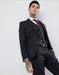 Men's Black Skinny Fit  Two Button Tuxedo Jacket