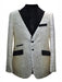 Cream  Ivory Men's Printed Patterned Print Floral Tuxedo