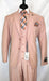 Men's Two Button Suit Jacket With Rose Gold - Dusty Rose ~ Peach ~ Coral