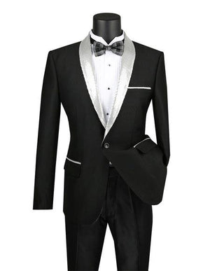 Vinci Men Sport Coat BSQ-3-Silver