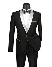 Vinci Men Sport Coat BSQ-3-Silver