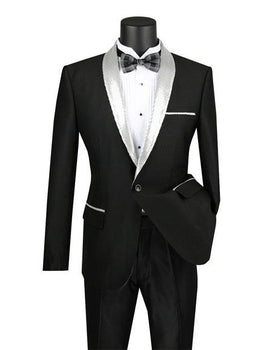 Vinci Men Sport Coat BSQ-3-Silver