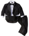 Boys Children Kids Tailcoat Tuxedo Black Tuxedo With Tails