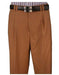 Men's Window Camel Pure Wool Pant