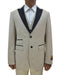 Tan Tuxedo - Khaki Tuxedo Mens Tan 2 Button 3 Pieces Peak Lapel Tuxedo