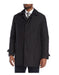 Men's Dress Coat Lerner ~ Edgar Trench Coat ~ Rain Coat 36 inch length Black