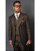 Men's Vernaza Coffee Two Button Suit