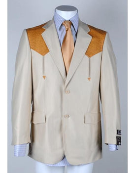 Men's Two Button Western Blazer