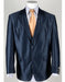 Men's Navy Blue Flap Front Pockets  Western Blazer