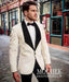 Men's  Shawl Lapel White Suit