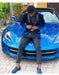 Coming 2020 shiny velvet blue Blazer - Sport Coat