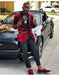 Coming 2020 Red Velvet Tuxedo Jacket