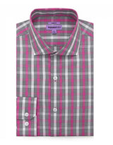 French Cuff Grey Men's Dress Shirt