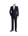 Renoir Suits - Renoir Fashion Mens Slim Fit 3-Piece Suit In Dark Navy Blue
