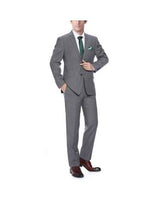 Renoir Suits - Renoir Fashion Mens Dark Grey Classic Fit Suit