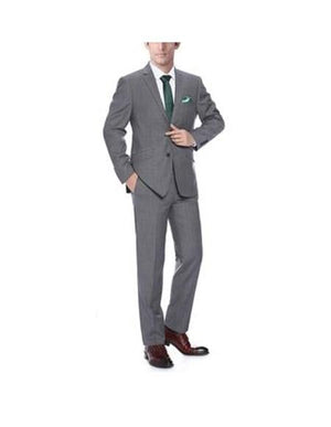 Renoir Suits - Renoir Fashion Mens Dark Grey Classic Fit Suit