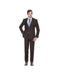 Renoir Suits - Renoir Fashion Verno De Palma Men's Brown Slim Fit Two-piece Suit