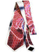 Men's Extra Long Red Silk Tie