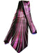 Men's Extra Long Purple Silk Tie
