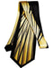 Men's Extra Long Gold Silk Tie